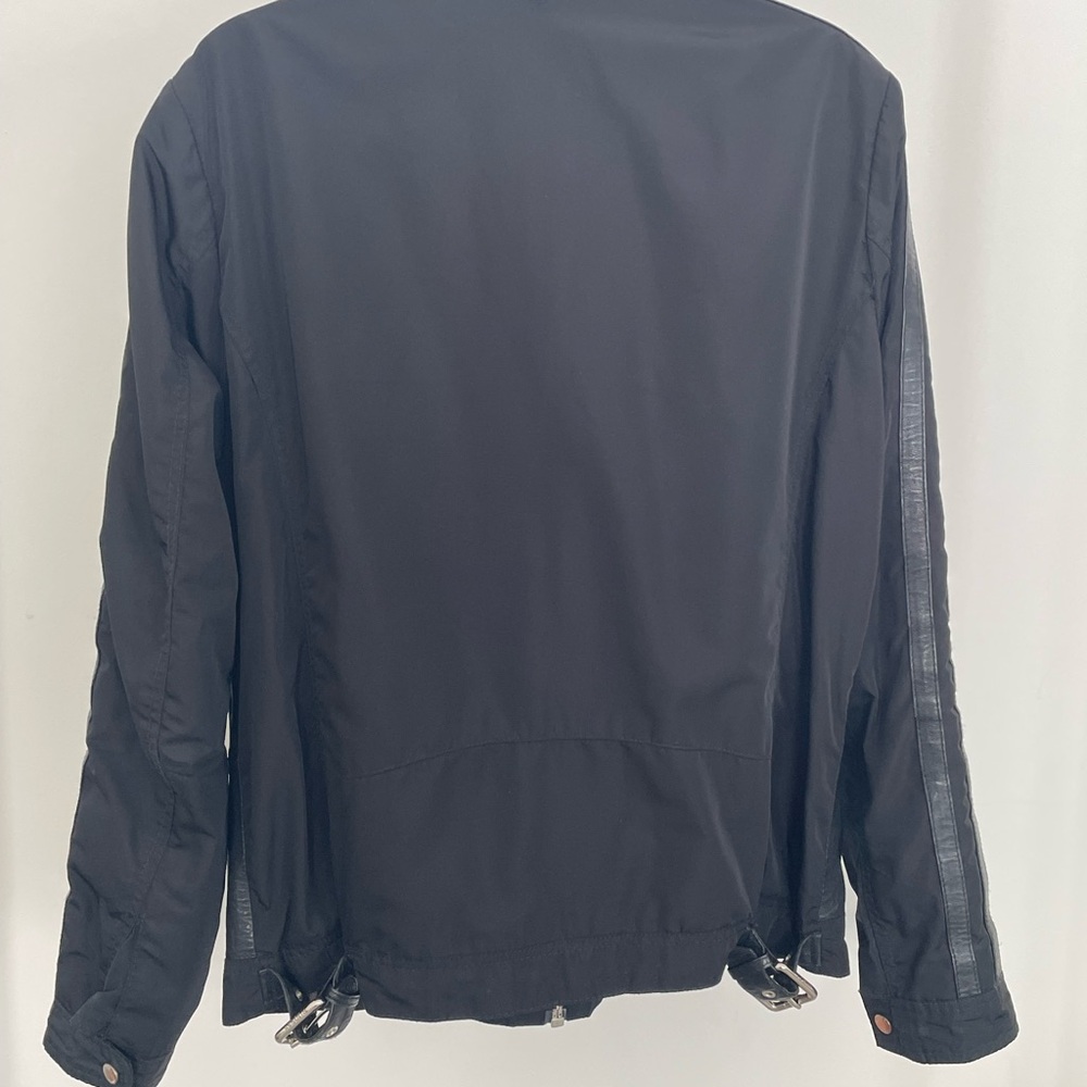 RUDSAK Black Leather & Nylon Jacket - Picture 8 of 13
